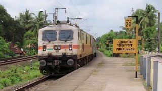 3 HOURS+LATE | Dhanbad - Alappuzha Express 13351 Speedy Skip Towards Thrissur || INDIAN RAILWAYS