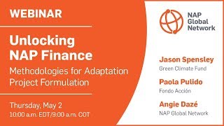 Webinar | Unlocking NAP Finances: Methodologies for adaptation project formulation