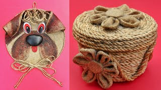 Amazing Jute Rope Crafts | Decorate Your Room with Jute Wall Hanging | DIY Home Decorating Ideas #2