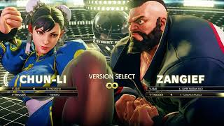 StreetFighterV Baba Oğul Karakter Denemeleri