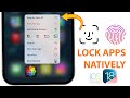 How to LOCK APPS NATIVELY on iPhone! (with Face ID & TOUCH ID) iOS 18