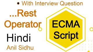 Es6 tutorial in Hindi #10 rest operator