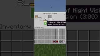 How To Brew Invisibility (2:00) Lingering Potions In Minecraft #Shorts