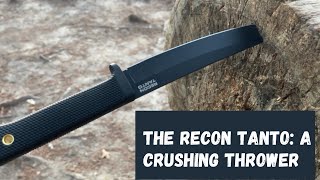 Throwing the Recon Tanto from Cold Steel