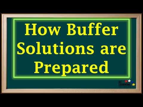 BCLN - Buffer Solutions—Definition and Preparation - Chemistry BCLN - Buffer Solutions—Definition and Preparation - Chemistry