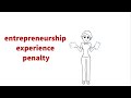 Entrepreneurship Experience Penalty