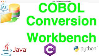 Automated Conversion of COBOL to Java, C# and Python using the Code Conversion Workbench