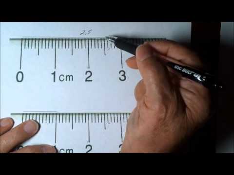 How much is 1 cm on a ruler?