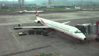 TSA/RCSS 台北松山國際機場 觀景台 Far Eastern Air 遠東航空 MD82 B-28037