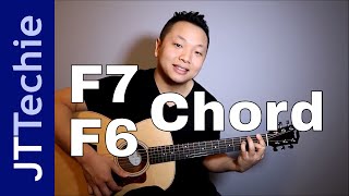 How to Play the F7 Chord and F6 Chord on Acoustic Guitar