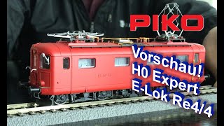 PIKO [V086] Vorschau! H0 Expert E-Lok Re 4/4 SBB #96870ff Muster - Exklusivmodell Schweiz