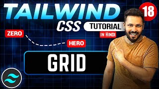 Tailwind css tutorial Hindi #18 Grid