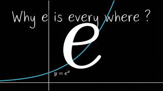 e = 2.71828... and it's Everywhere (Here's Why)