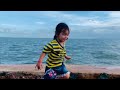 vlog ទៅមើលឆ្នេរសមុទ្រកែបថ្មី new beach of kep cambodia