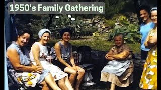 1960’s American Nostalgia - Family Gathering Picnic Vintage Home Video Footage