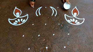 Maatu Pongal kolam 2024|sankranti gangireddu muggulu|5*3 basavanna muggulu|Pongal Beautiful rangoli