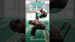 Cara sujud ketika solat duduk