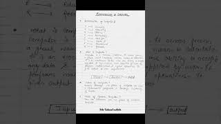 computer fundamentals notes #shorts #computernotes