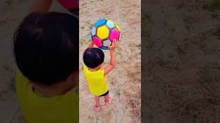 baby funny video/ Baby playing football ⚽/football match video/ cute baby funny video #shorts #viral