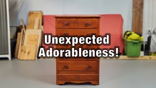 From Dated to Adorable Furniture Flip