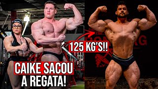 Eu não esperava isso... CAIKE MOSTROU O FISICO!!- E Menegate com 125KG's!!