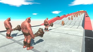 Ogre Lord vs Achilles Wave Challenge - Animal Revolt Battle Simulator
