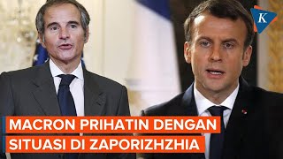 Presiden Perancis Bertemu Kepala IAEA, Bahas Situasi Zaporizhzhia