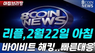 리플, 2월22일 브리핑