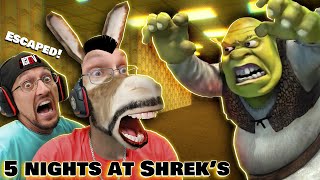 5 Nights at Shrek's Hotel with DONKEY! (FGTeeV Funny Scary Game)