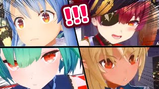 POV: You're Getting Abused by Pekora, Marine, Rushia and Flare 【ENG Sub/Hololive】