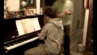 Piano lessons with drunk ass steve