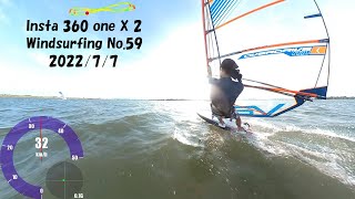 20220707 Insta 360 one X 2 Windsurfing No.59