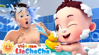 😶‍🌫️ Hai em bé nhỏ đi tắm 🧼 Bài ca lúc đi tắm | LiaChaCha Ca Nhạc Thiếu Nhi Việt Nam