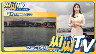 [See Sea TV] 23년12월19일 대체로 평안한 바다! 그러나 밤부터 해황이 거칠어지니 주의하세요! / 해양예보방송