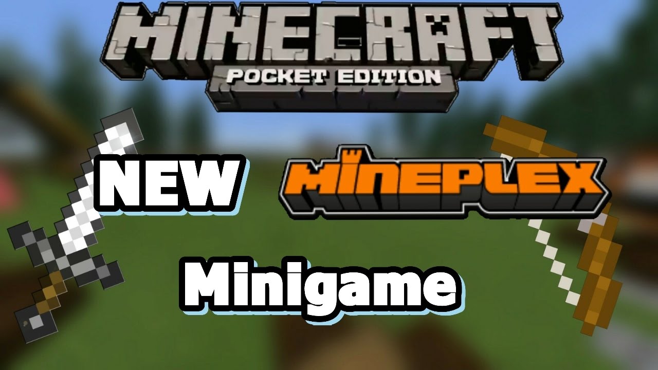 Another Fun Mineplex MCPE Minigame - Released! - YouTube