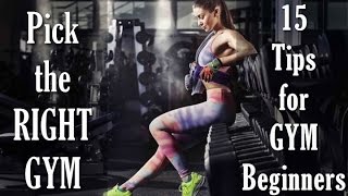 15 tips, Checklist for choosing a right gym for beginners in Hindi, India