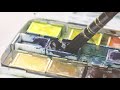 da vinci s old master style quill watercolor brush with drawing tip demo