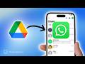 How to Restore WhatsApp Backup from Google Drive to iPhone | Recover WhatsApp Data