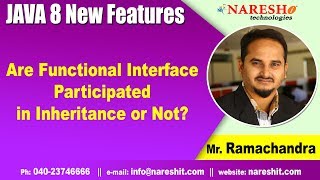 Java 8 Tutorials | Are Functional Interface Participated in Inheritance or Not? | By Mr.Ramachandra