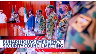 Insecurity: President Buhari Convenes Security Council Meeting