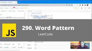 290 Word Pattern - LeetCode Javascript