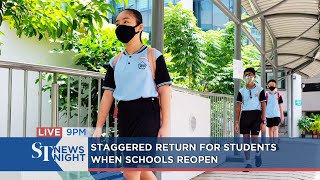 Staggered return for students when schools reopen | ST NEWS NIGHT