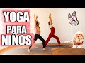 🦁YOGA PARA NIÑOS con animales 🦋Rutina de yoga para niños