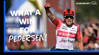 A Finish Filled With Drama As Mads Pedersen Wins Stage 6 With Stunning Sprint! | Eurosport