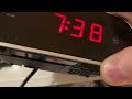 timex alarm clock t121 vibrating