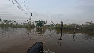 Cycling - Dhaka - AftabNagar - Waterlogged! - Oct 5, 2024