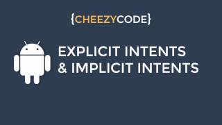 Android Intent Tutorial | Explicit and Implicit Intent With Examples - #9