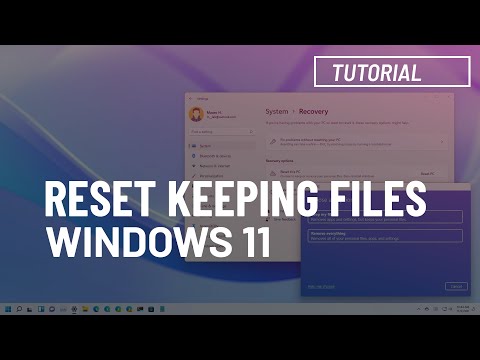 Windows 11: Reset PC to Factory Settings without Losing Files (2024)