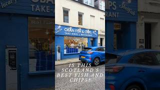 Is this the best fish and chips in Scotland? The Oban fish and chips shop. #scotland #foodie #oban