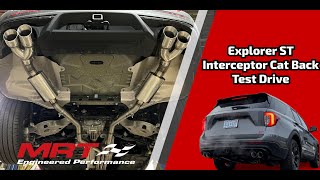 Explorer ST Sport Touring Cat Back Exhaust Interior Sound - MRT Performance